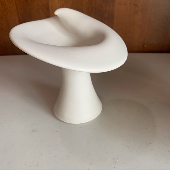 Set of 3 Calla Lily Tapered Candle Holders Studio Artist Pottery signed - Picture 5 of 10